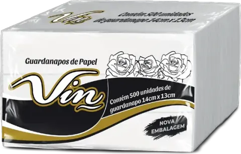 Pacote de guardanapo Seda TV Vin 14 × 14 cm